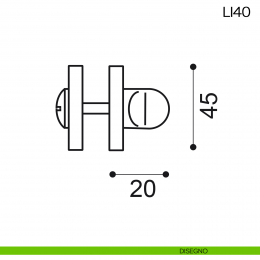 Nottolino per porta Manital LI 40 2