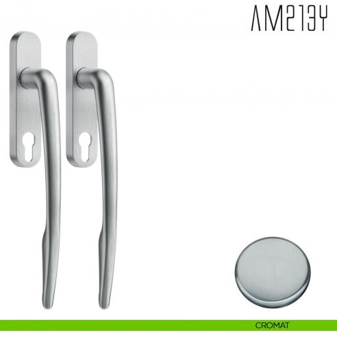Maniglione per alzante scorrevole AM213 Y accoppiato Colombo Design cromat