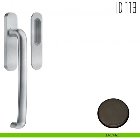 Maniglione per alzante scorrevole ID113 singolo Colombo Design bronzo