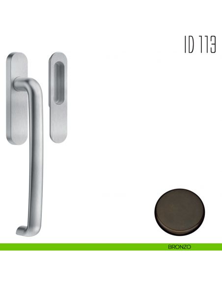 Maniglione per alzante scorrevole ID113 singolo Colombo Design bronzo