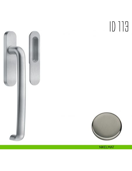 Maniglione per alzante scorrevole ID113 singolo Colombo Design nikelmat