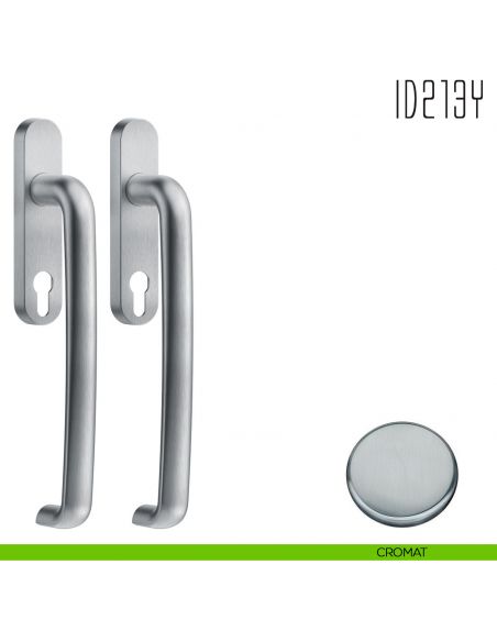Maniglione per alzante scorrevole ID213 Y accoppiato Colombo Design cromat