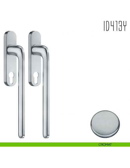 Maniglione per alzante scorrevole ID413 Y accoppiato Colombo Design cromat