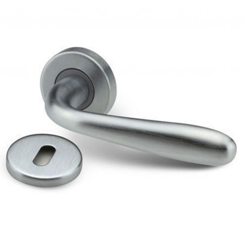 Maniglia per porta Giada cromo satinato