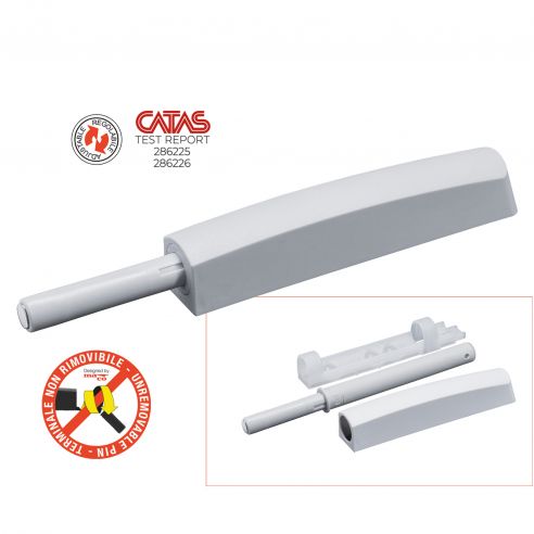 Cricchetto a scatto regolabile M-PUSH con magnete corsa mm.37 Maco 0498