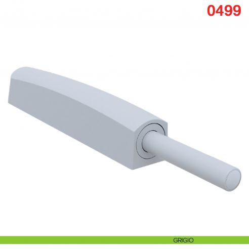 Cricchetto a scatto regolabile M-PUSH con paracolpo corsa mm.37 Maco 0499