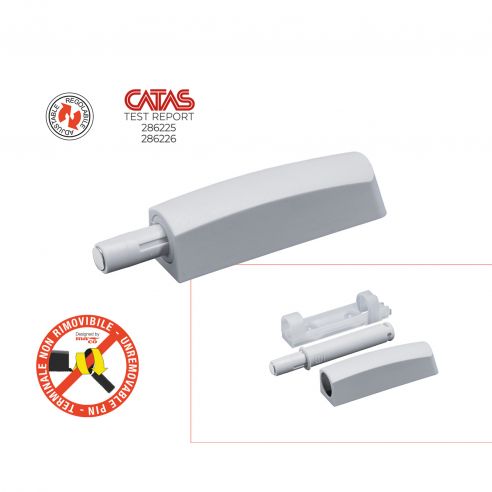 Cricchetto a scatto regolabile M-PUSH con magnete corsa mm.14 Maco 0496