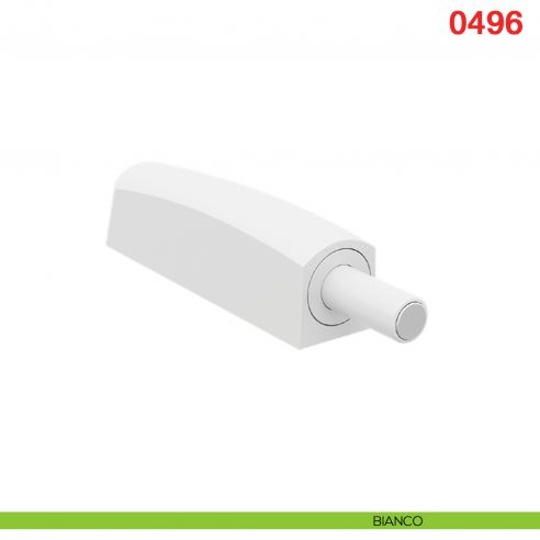 Cricchetto a scatto regolabile M-PUSH con magnete corsa mm.14 Maco 0496 - bianco