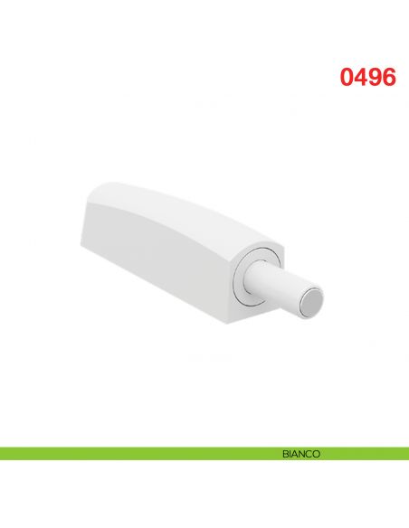 Cricchetto a scatto regolabile M-PUSH con magnete corsa mm.14 Maco 0496 - bianco