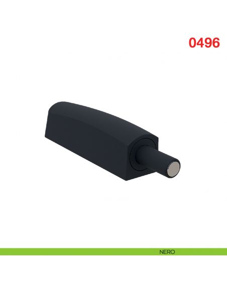 Cricchetto a scatto regolabile M-PUSH con magnete corsa mm.14 Maco 0496 - nero