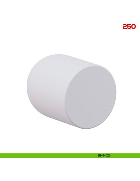 Pomello per mobile 250 Mital - bianco opaco