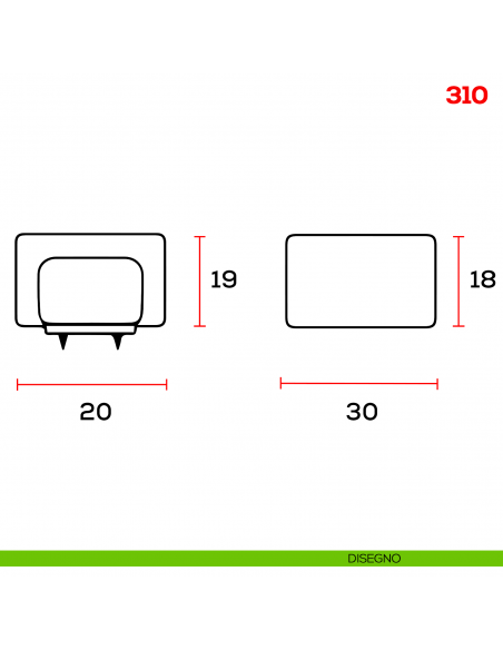 Pomolo per mobile 310 Mital