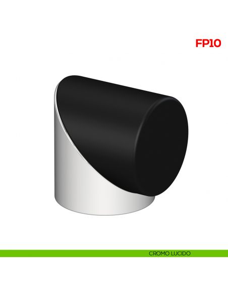Fermaporta a pavimento Mital FP 10 - cromo lucido