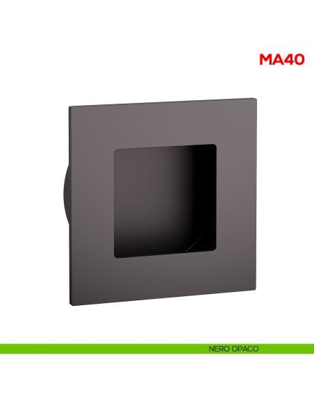 Maniglia incasso per mobile Mital MA40 - nero opaco