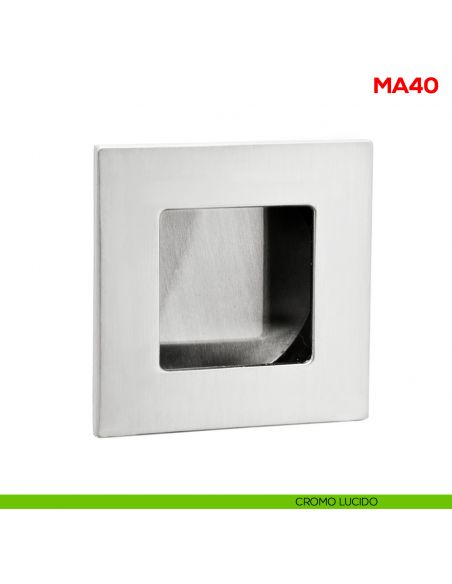 Maniglia incasso per mobile Mital MA40 - cromo lucido