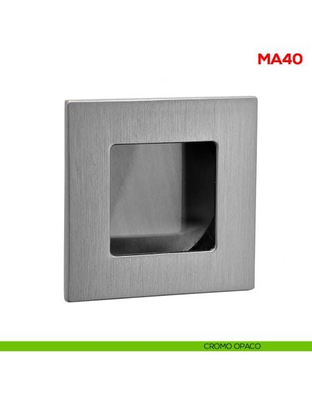 Maniglia incasso per mobile Mital MA40 - cromo opaco