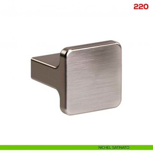 Pomello per mobile 220 Mital - nichel satinato