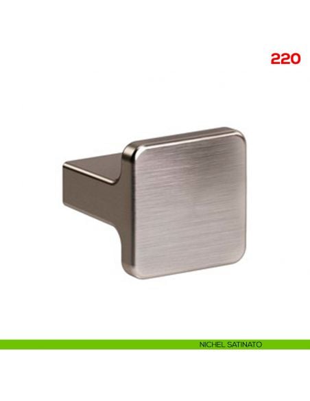 Pomello per mobile 220 Mital - nichel satinato