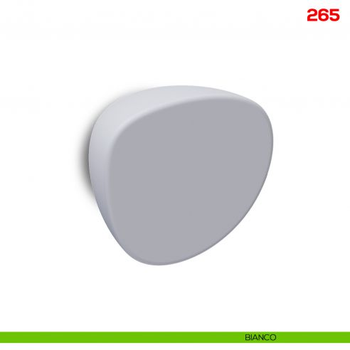 Pomello per mobile 265 Mital - bianco opaco