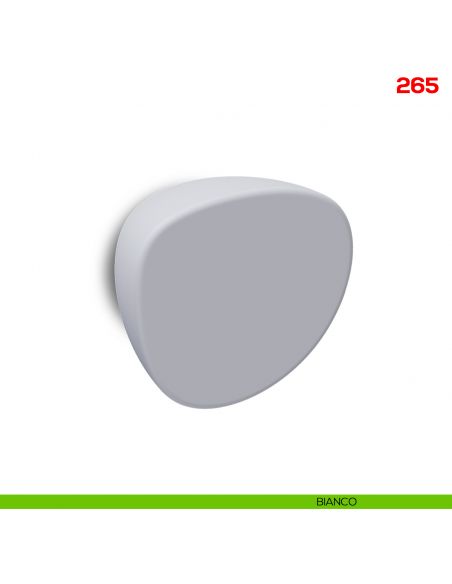 Pomello per mobile 265 Mital - bianco opaco