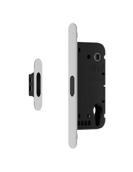 Serratura magnetica Dnd Vertical cilindro yale interasse 85 mm - bianco