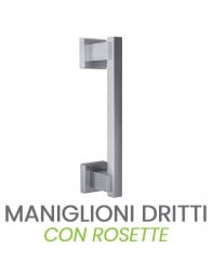 Maniglioni Dritti con Rosette