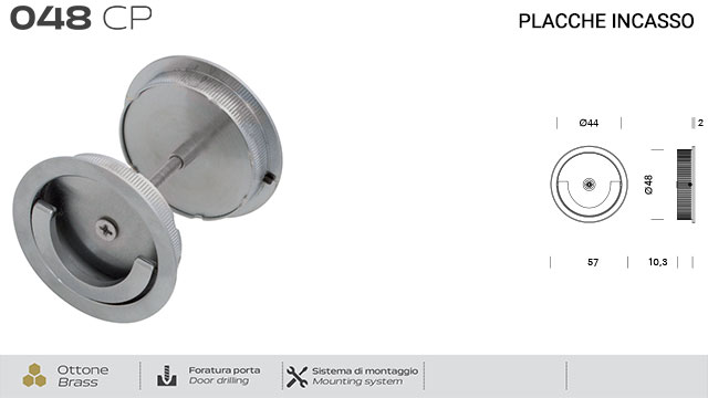 coppia-placche-incasso-tonde-con-doppio-anello-di-resa-a-filo-con-vite-di-connessione-passante-048-cp-reguitti