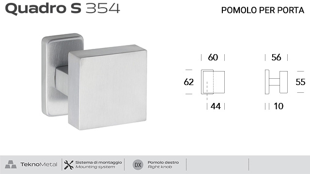 pomolo-per-porta-fisso-354-quadro-s-reguitti-con-rosetta-rettangolare