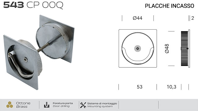 coppia-placche-incasso-quadrate-con-doppio-anello-di-presa-a-filo-con-vite-di-connessione-passante-543-cp-00q-reguitti