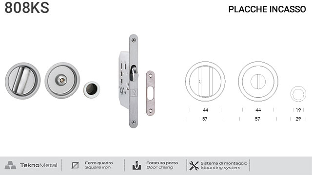 kit-placche-incasso-tonde-con-nottolino-per-porte-scorrevoli-808-reguitti-con-frontalino-di-trascinamento-e-serratura-16sr