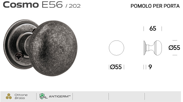pomolo-per-porta-girevole-e56-cosmo-reguitti-con-viti-a-vista