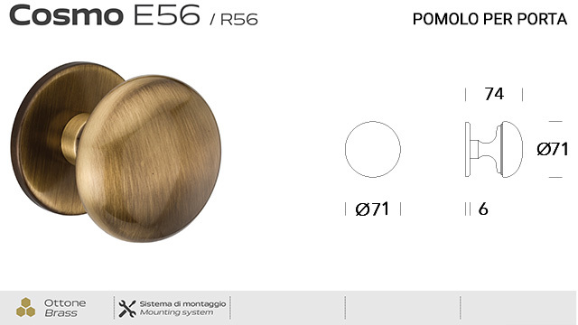 pomolo-per-porta-fisso-e56-cosma-reguitti-con-rosetta-tonda-diametro-71-mm