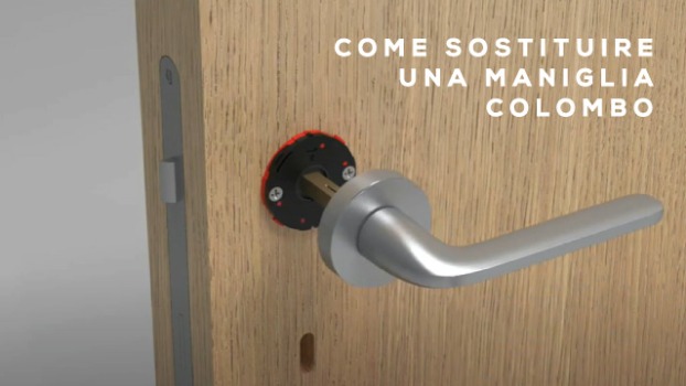 Montaggio maniglie Colombo design