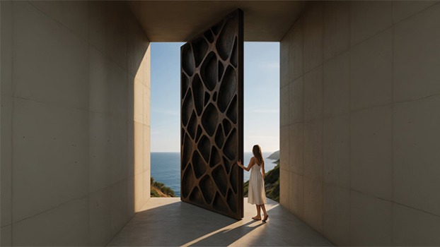 L'Eleganza del Movimento: Progettare Porte a Bilico e Boiserie con i Sistemi Pivot JNF