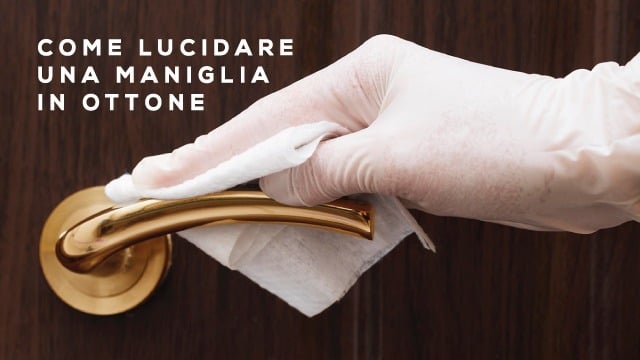 Lucidare le Maniglie in Ottone